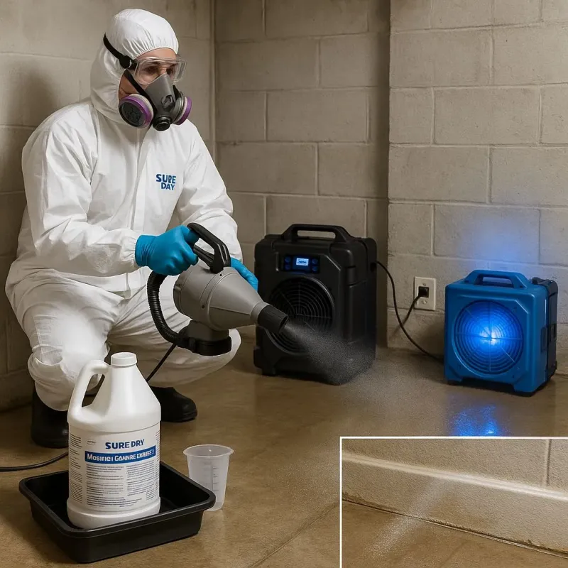 Sanitization and Odor Removal process in Dickson City, PA