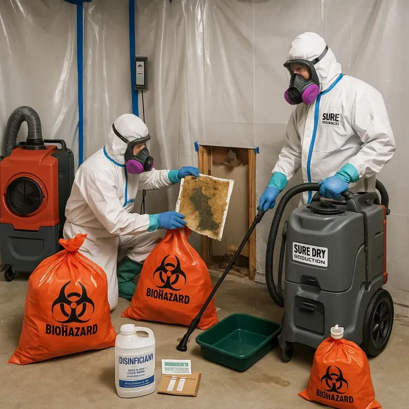 Contaminated Water Handling Protocols process in Dickson City, PA