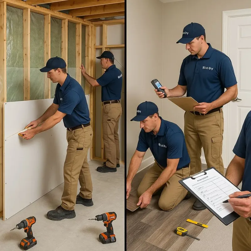 Repairs and Reconstruction process in Dickson City, PA